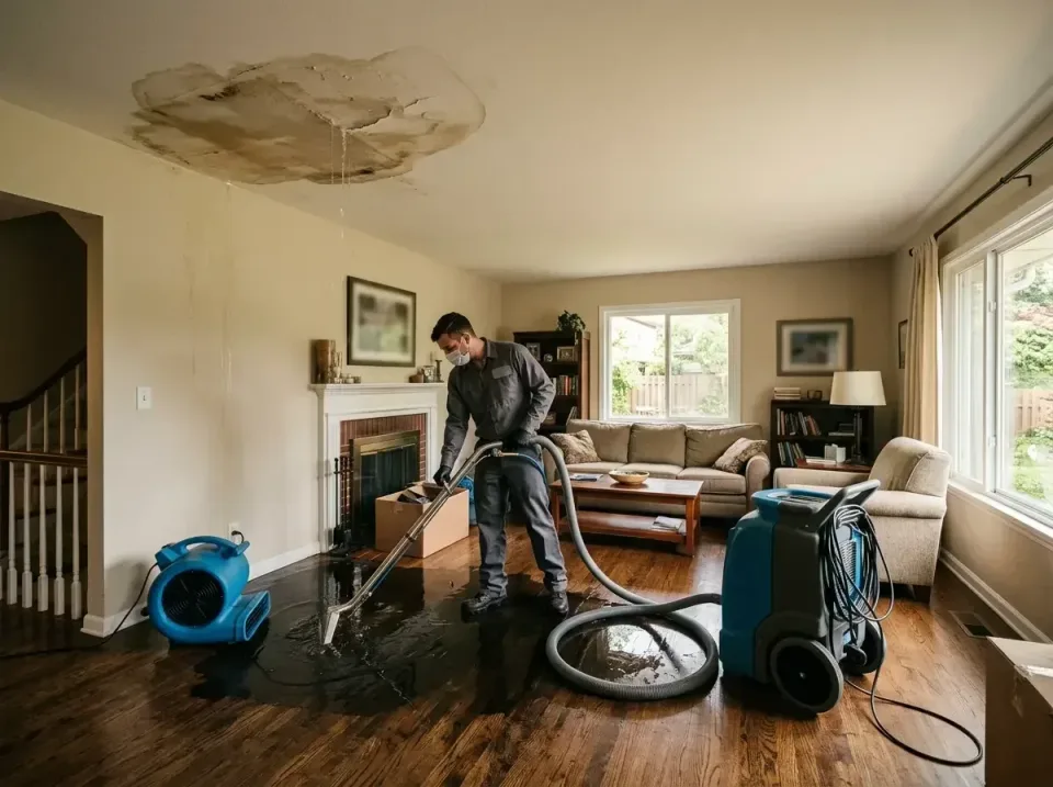 attic-pipe-burst-ceiling-drip-008 — frequently asked questions, Water Damage Restoration & Carpet Care in Ashburn, VA